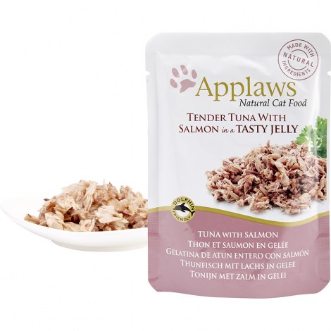 APPLAWS Saszetka Tuńczyk i Łosoś w Galaretce [8256] 70g