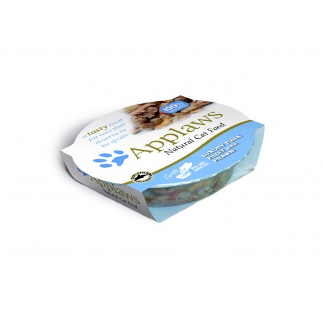 APPLAWS Luxury Tuna Fillet with Prawn (Tuńczyk z Krewetką) 60g [7002]