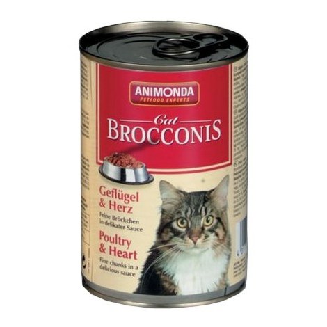 ANIMONDA Brocconis Cat puszka z drobiem i sercem 400 g