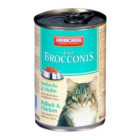 ANIMONDA Brocconis Cat puszka z rybą i kurczakiem 400 g