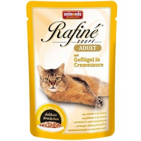 ANIMONDA Rafiné Soupé Adult saszetka z drobiem w sosie kremowym 100 g