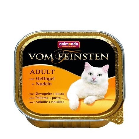 ANIMONDA Vom Feinsten Adult szalka z drobiem i makaronem 100g