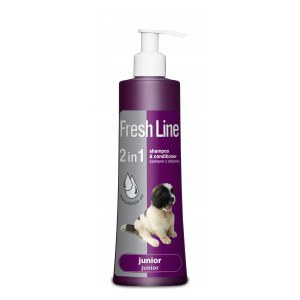 FRESH LINE szampon z odżywką dla psów juniorów  220 ml