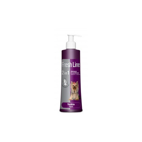 FRESH LINE szampon z odżywką dla psów rasy York  220 ml