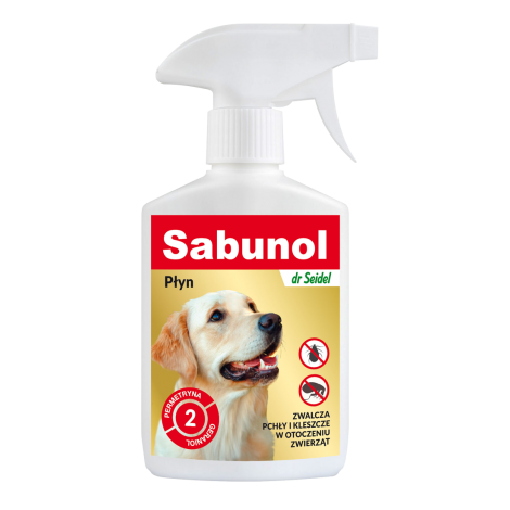 SABUNOL płyn do zwalczania pcheł w otoczeniu zwierząt 250ml