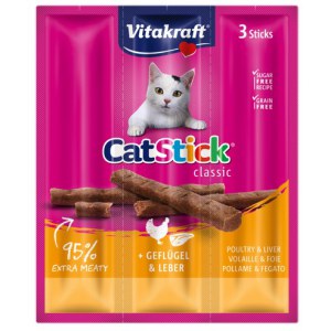 Vitakraft Cat Stick Classic Drób i Wątroba 18g [10869]