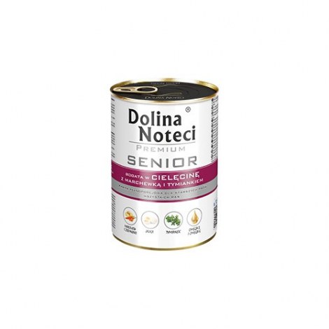DOLINA NOTECI SENIOR Bogata w cielęcinę z marchwią i tymiankiem 400g
