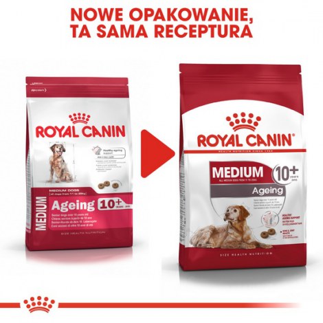Royal Canin Medium Ageing 10+ karma sucha dla psów dojrzałych po 10 roku życia, ras średnich 15kg - 3