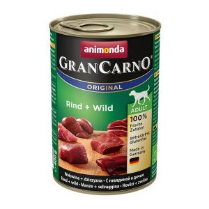 ANIMONDA GranCarno Orginal Adult puszki wołowina dziczyzna 400 g
