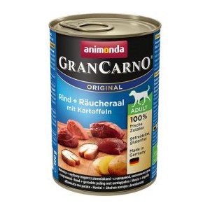 ANIMONDA GranCarno Orginal Adult puszki wołowina i węgorz z ziemniakami 400g