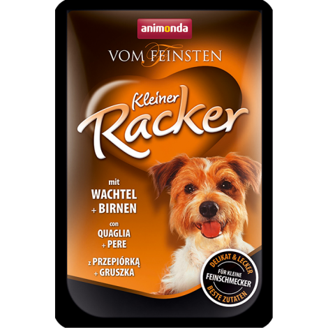 ANIMONDA Vom Feinsten Kleiner Racker saszetki z przepiórką i gruszką 85 g
