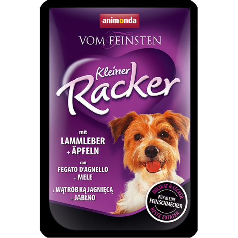 ANIMONDA Vom Feinsten Kleiner Racker saszetki z wątróbką jagnięcą i jabłkiem 85 g