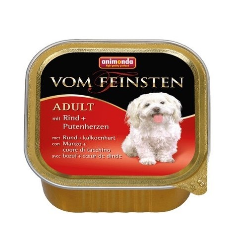 ANIMONDA Vom Feinsten Adult szalka z wołowiną i sercem indyczym 150g