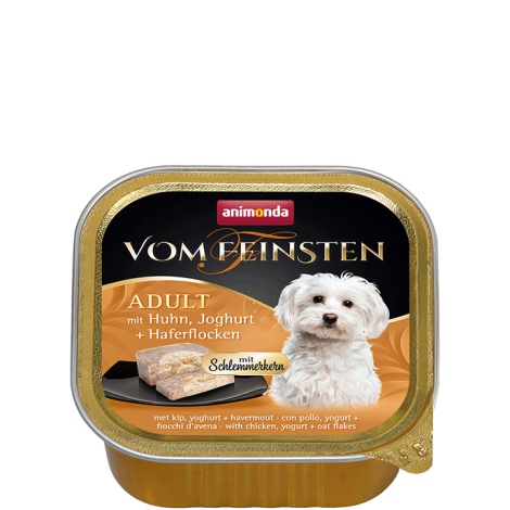 ANIMONDA Vom Feinsten Gourmet Centre szalka z kurczakiem, jogurtem i płatkami owsianymi 150g