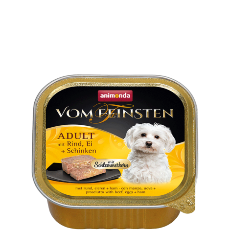 ANIMONDA Vom Feinsten Gourmet Centre szalka z wołowiną, jajkiem i szynką 150g