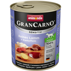 ANIMONDA GranCarno Sensitive Adult puszki czysta jagnięcina ziemniak 800 g