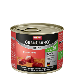ANIMONDA GranCarno Sensitive Adult puszki czysta wołowina 200 g