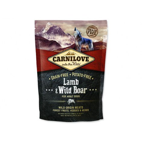 CARNILOVE LAMB & WILD BOAR FOR ADULT 1,5kg