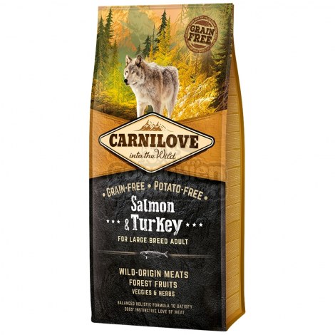 CARNILOVE SALMON & TURKEY FOR LARGE BREED ADULT 12kg