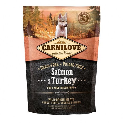 CARNILOVE SALMON & TURKEY FOR LARGE BREED PUPPIES 1,5kg