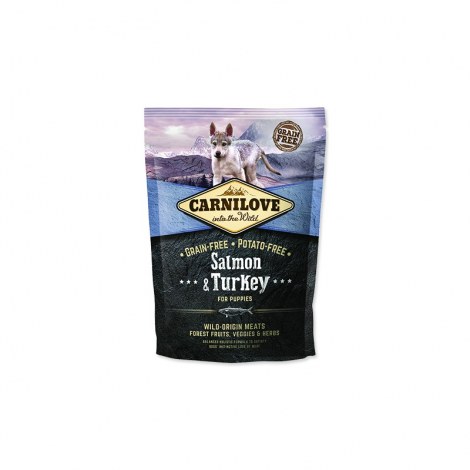 CARNILOVE SALMON & TURKEY FOR PUPPIES 1,5kg