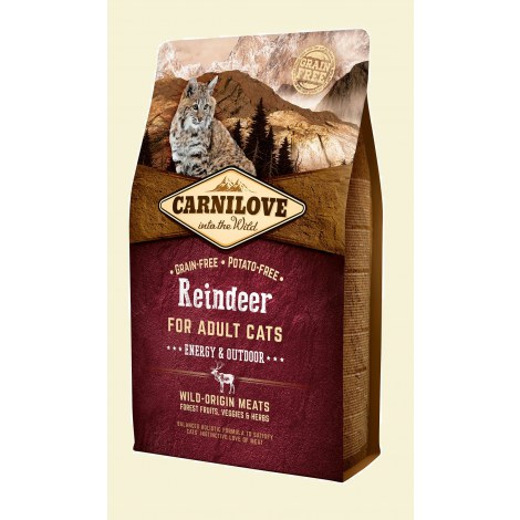 CARNILOVE CAT REINDEER ENERGY&OUTDOOR 2kg