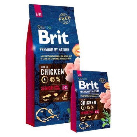 BRIT PREMIUM BY NATURE SENIOR L+XL 15 kg