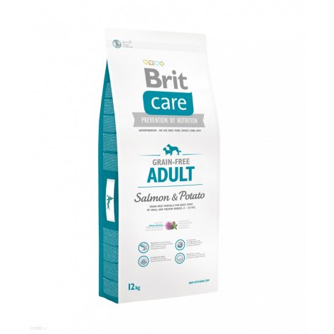 BRIT CARE GRAIN-FREE ADULT SALMON & POTATO 12kg