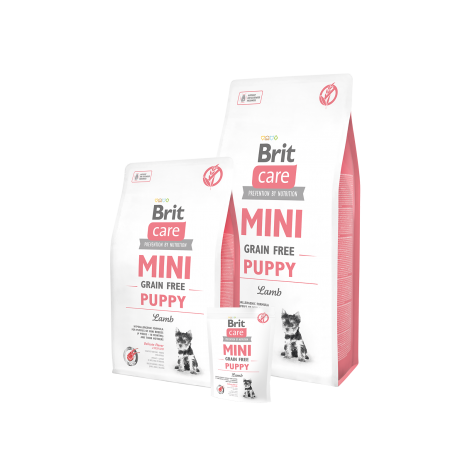 BRIT CARE MINI GRAIN-FREE PUPPY LAMB 7 kg