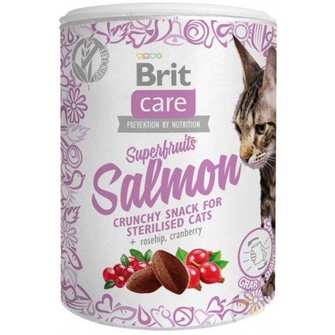 BRIT CARE CAT SNACK SUPERFRUITS SALMON 100 g