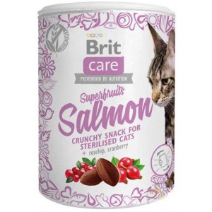 BRIT CARE CAT SNACK SUPERFRUITS SALMON 100g