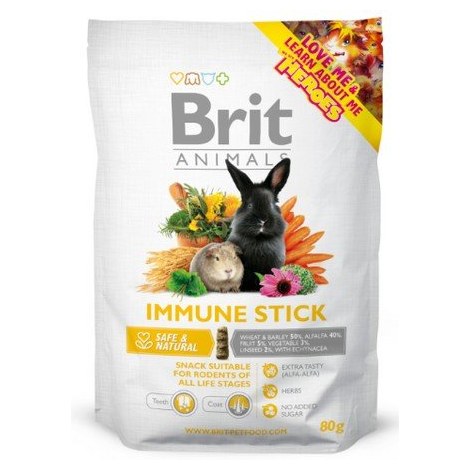 BRIT ANIMALS IMMUNE STICK FOR RODENTS 80 g
