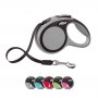 FLEXI SMYCZ New Comfort TAŚMA/ L, 5 m, CZERWONA [FL-8346] - 3