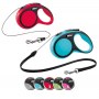 FLEXI SMYCZ New Comfort, SZNUREK/ S, 8 m, NIEBIESKA [FL-9008] - 3