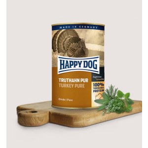 HAPPY DOG PUSZKA dla psa - INDYK (Truthahn Pur) 800g