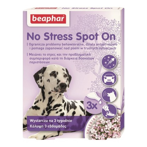 BEAPHAR NO STRESS SPOT ON DOG 0,7ML - 3 pipety dla psów