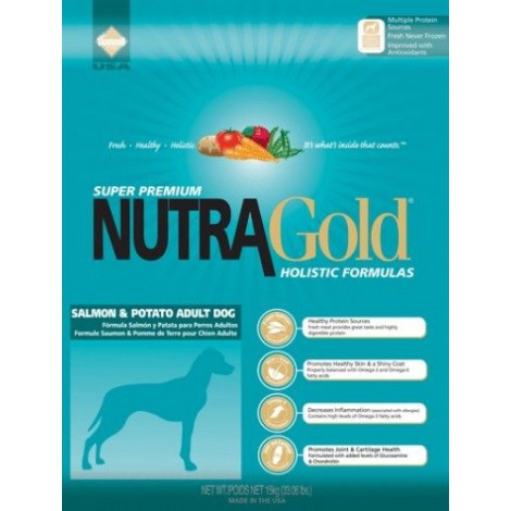 NUTRA GOLD HOLISTIC Salmon & Potato Adult Dog 15 kg