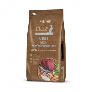 FITMIN dog Purity Rice Adult Fish&Venison 12kg