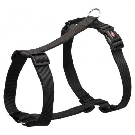 TRIXIE Szelki Premium XXL, L–XXL: 85–115 cm/38 mm, czarne [TX-1999601]