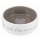 TRIXIE Miska ceramiczna Pet's Home, 0.3 l/o 12 cm, kremowa/ciemnoszara [TX-25053]