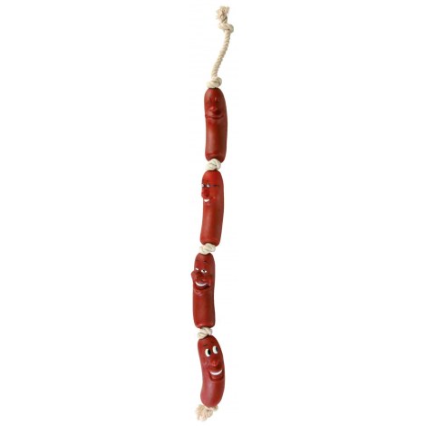 TRIXIE KIEŁBASA VINYLOWA NA SZNURZE 75cm [TX-3252]