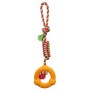 TRIXIE Pierścień ze sznurem „Denta Fun”, 12 cm/41 cm [TX-33191] - 2