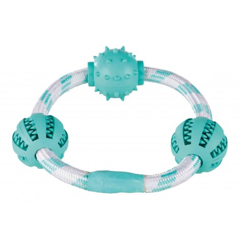 TRIXIE Sznur z piłkami „Denta Fun”, o 20 cm [TX-33704]