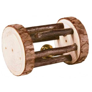 TRIXIE Zabawka dla gryzoni: Rolka, drewno , 7×5 cm [TX-61654]