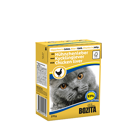 BOZITA Chunks in Jelly with Chicken Liver 370g
