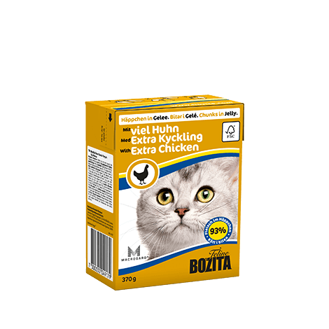 BOZITA Chunks in Jelly with Minced Chicken 370g
