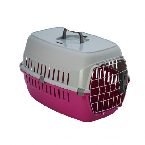 YARRO Transporter mały z zamkiem IATA drzwi metalowe 30,5x50x33,5cm fuksja [Y2500 -1505 FUK]