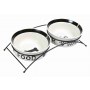 TRIXIE MISKI CERAMICZNE NA STOJAKU 1.6 l/śr. 20 cm [TX-24642] - 2