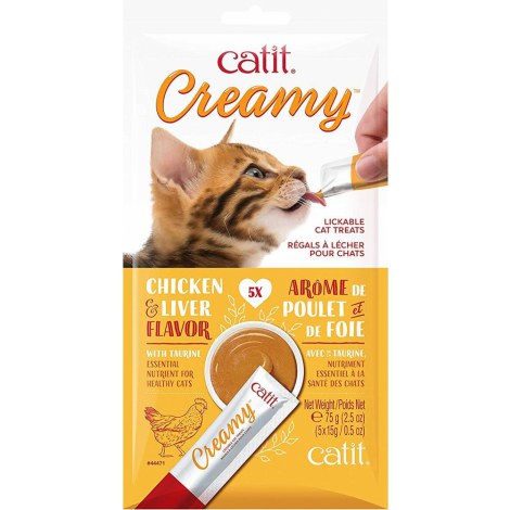CATIT Creamy, kurczak i wątroba, 5szt/op. [CH-4719]