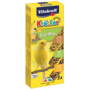 VITAKRAFT KRACKER kolba dla kanarka jajko, kiwi i sezam 3szt